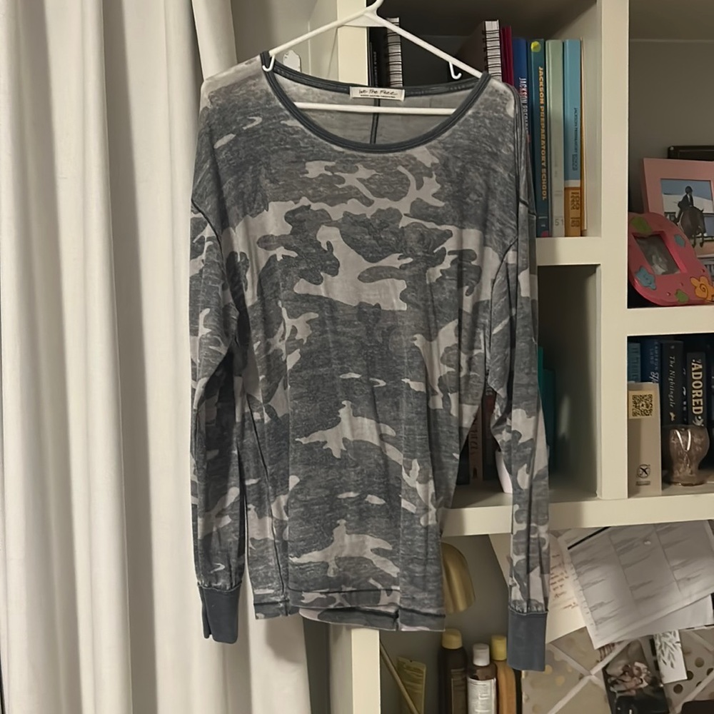 We the Free long camo shirt